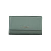 Coccinelle Elegant Green Leather Double Wallet