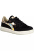 Diadora Chic Black Contrast Lace-up Sneakers