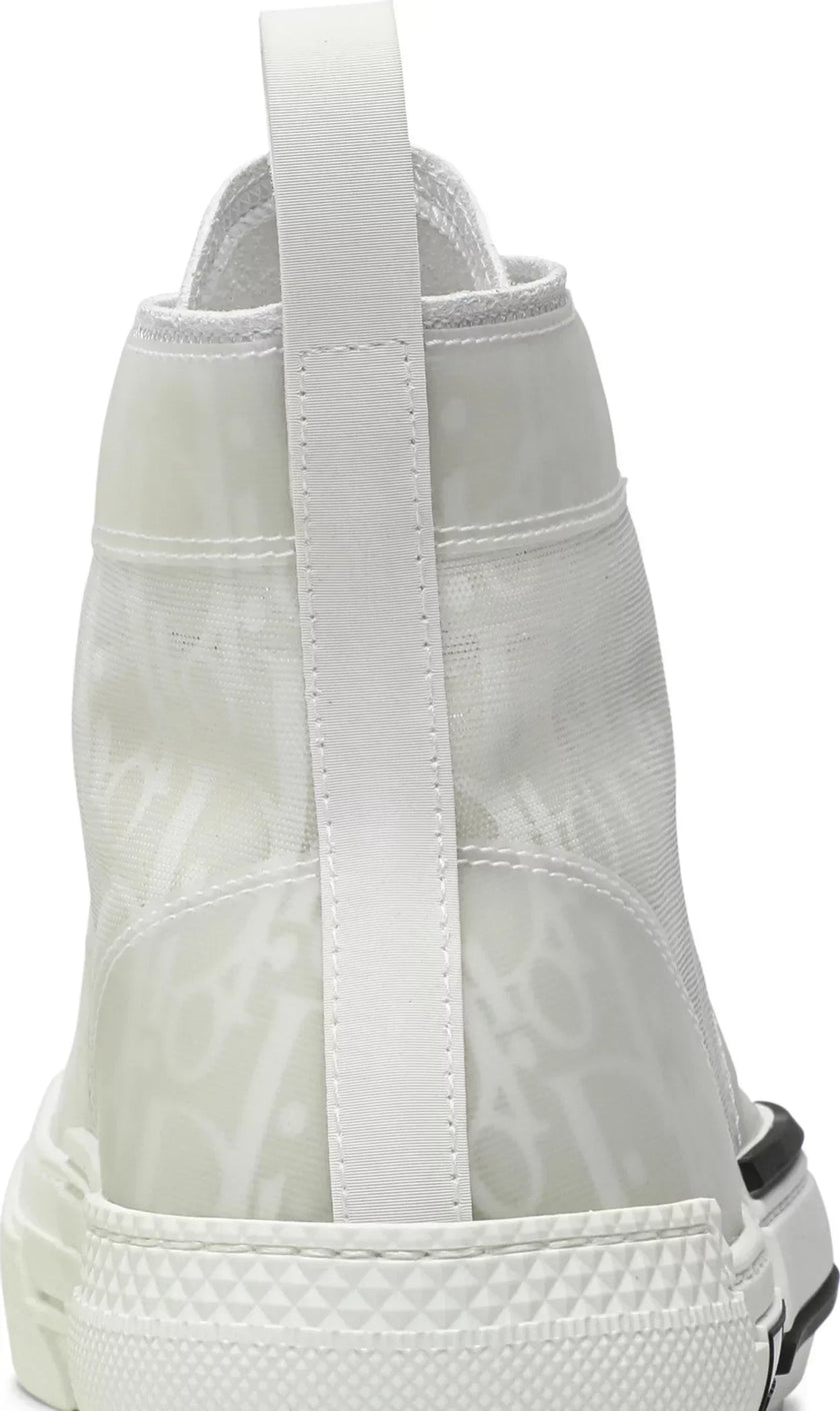 Dior B23 High Top 'Dior Oblique  'White' Sneakers for Unisex (Runs a size bigger) - GENUINE AUTHENTIC BRAND LLC