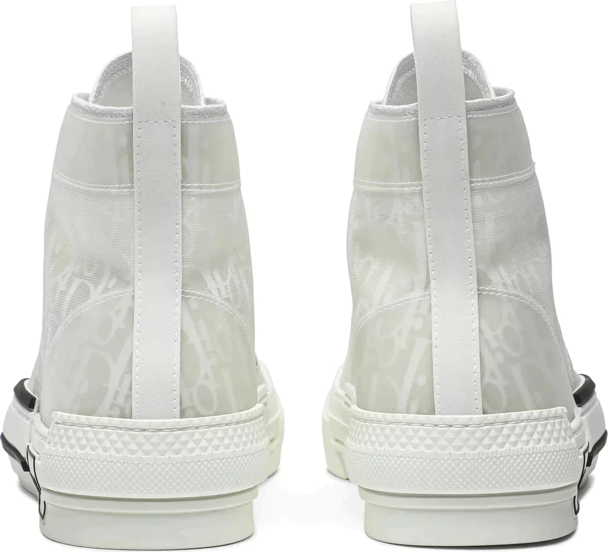 Dior B23 High Top 'Dior Oblique  'White' Sneakers for Unisex (Runs a size bigger) - GENUINE AUTHENTIC BRAND LLC
