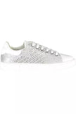Emporio Armani Silver Lure Sports Sneakers with Contrasting Details