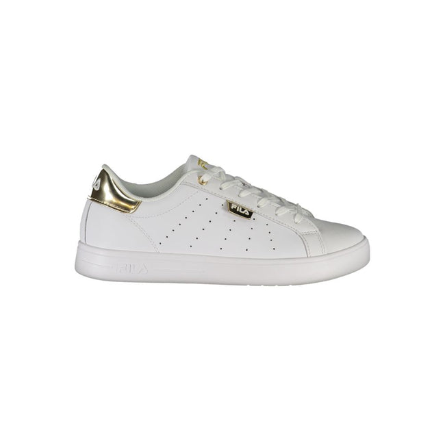 Fila Lace-Up Luxe Sneakers with Golden Accents