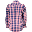 Gant Casual Blue Cotton Shirt with Button-Down Collar
