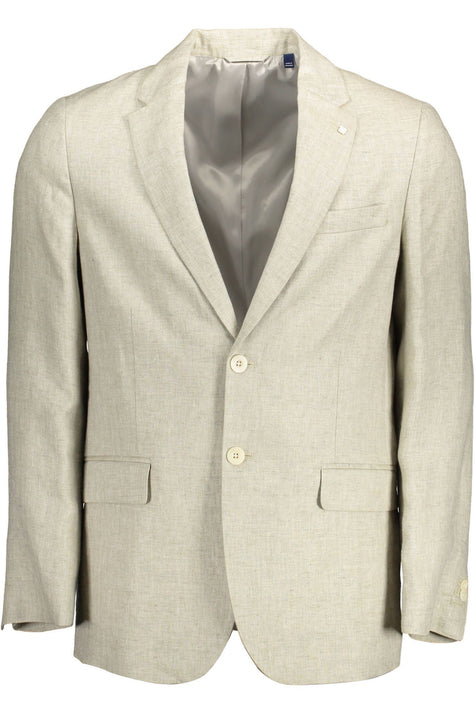 Gant Beige Linen Blazer Jacket