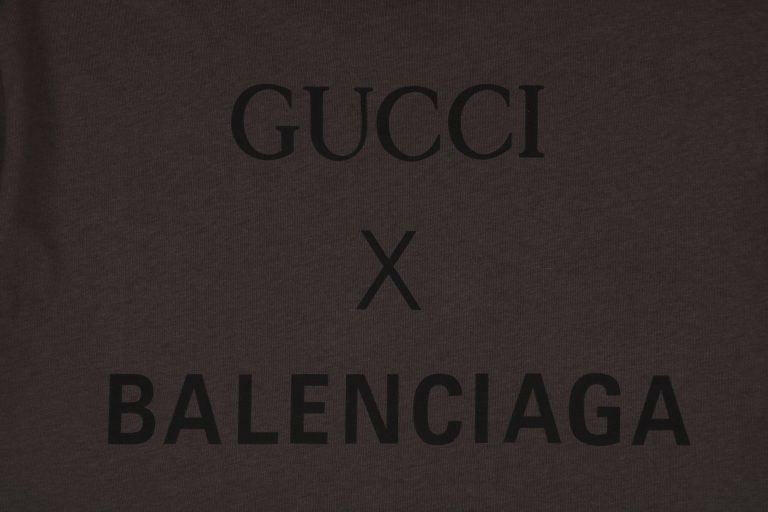 GUCCI x Balenciaga T-SHIRTS SS COLLECTION 2022 – GENUINE AUTHENTIC