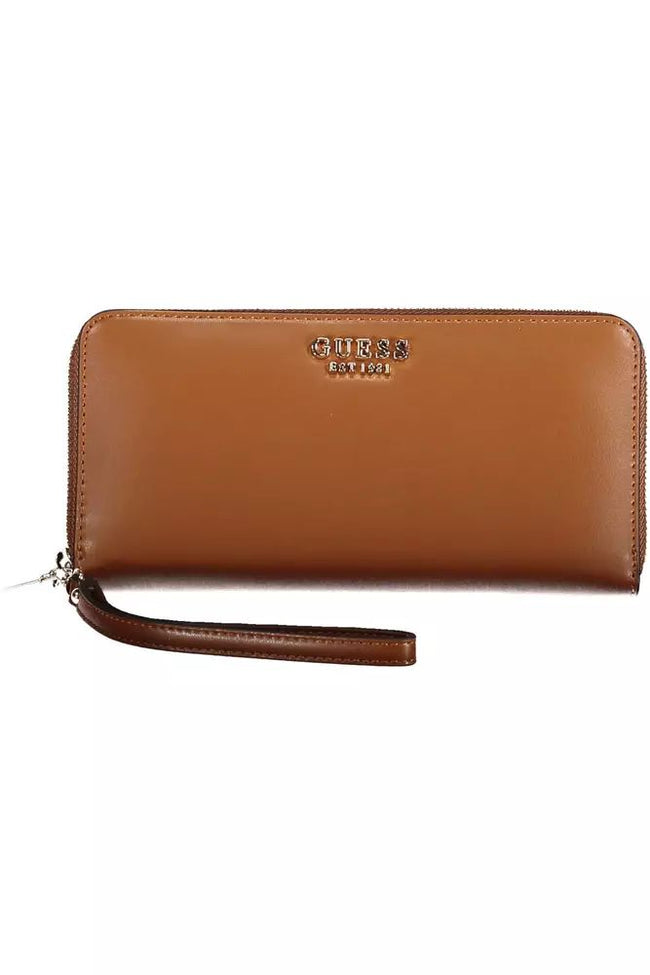 Guess Jeans Chic Essential Brown Ladies Wallet