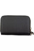 Guess Jeans Elegant Black Double Wallet with Zip Closure