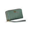 Guess Jeans Chic Green Polyethylene Wallet with Multiple Compartments