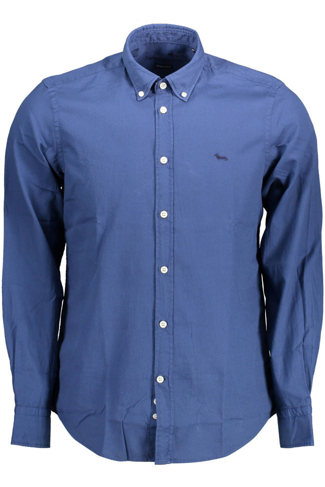 Harmont & Blaine Elegant Blue Cotton Long Sleeve Shirt