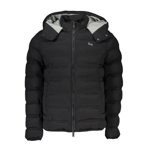 Harmont & Blaine Sleek Black Long-Sleeved Designer Jacket