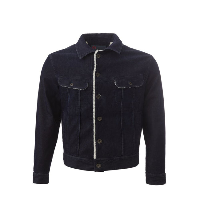 Lardini Dapper Blue Cotton Jacket for Men