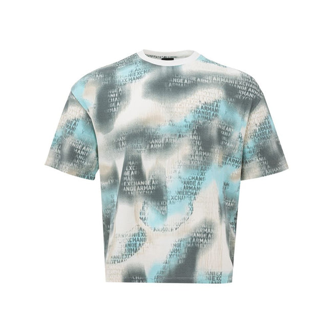 Armani Exchange Multicolor Cotton Tee for the Modern Man