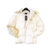 Genuine Authentic Brand Appliqué Logo "Justino" Buttercream Puffer Jacket for Men - GENUINE AUTHENTIC BRAND LLC  