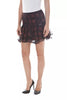 John Galliano Elegant Black Silk Blend Short Skirt