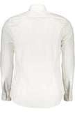 La Martina – Besticktes, weißes Hemd in Slim Fit
