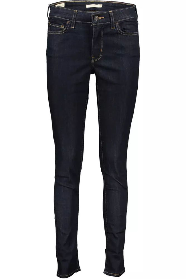 Schicke blaue Skinny Jeans von Levi's für mühelosen Style