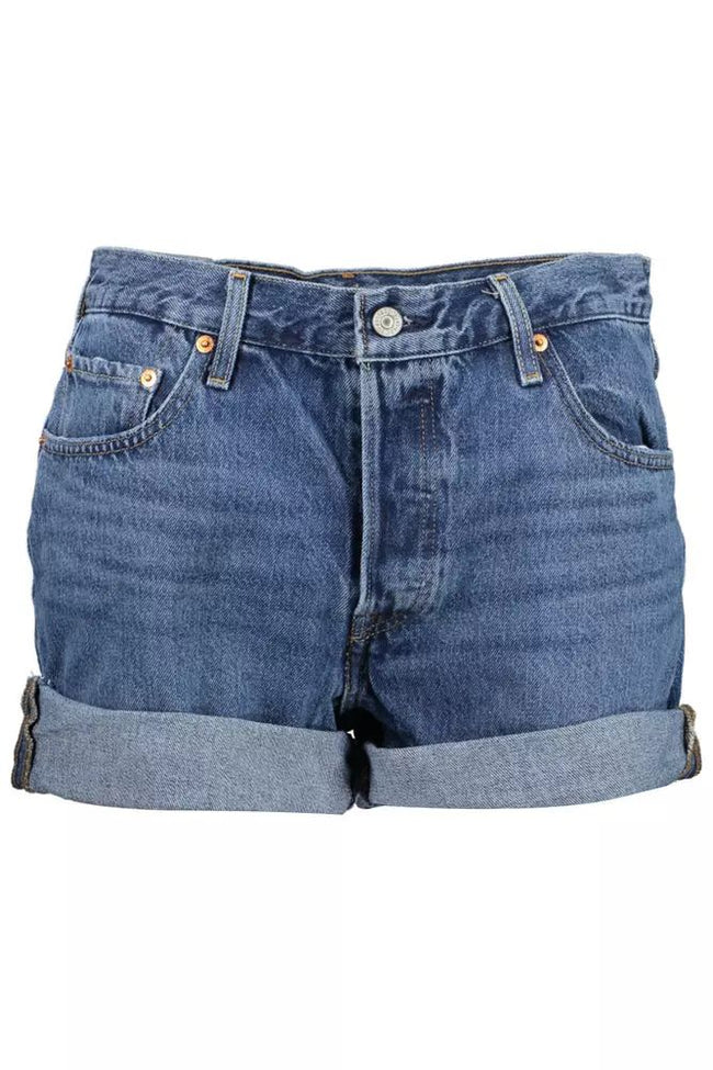 Levi's – Schicke Shorts aus sommerblauer Baumwolle