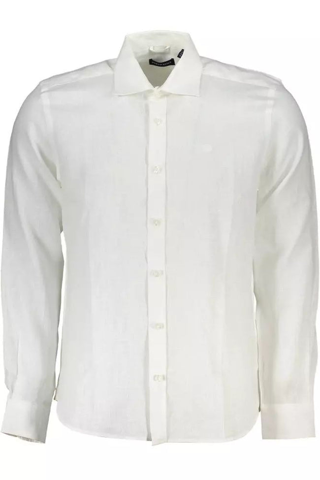 North Sails White Linen Shirt.