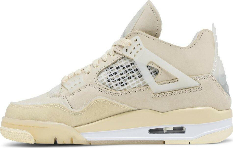 Off-White™ x Air Jordan 4 Retro Cream Sail (2020) Sneakers for Women - GENUINE AUTHENTIC BRAND LLC