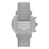 Emporio Armani – Anspruchsvoller Chronograph aus silbernem Stahl