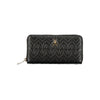 Patrizia Pepe Elegant Black Wallet with Contrasting Details