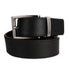 Cinturón reversible de piel de becerro negro de Harmont & Blaine
