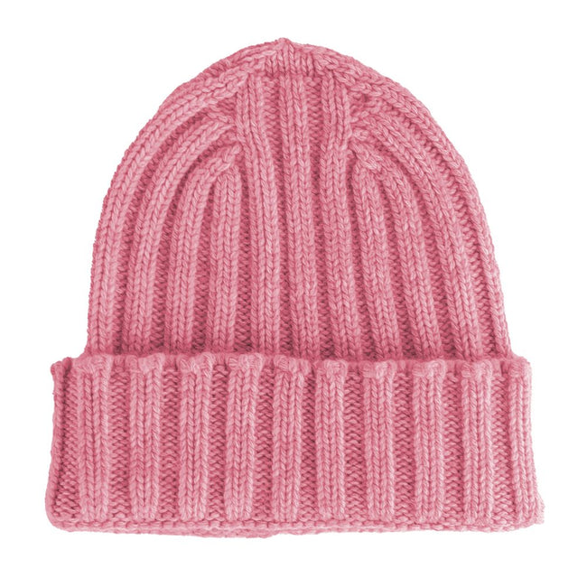 Made in Italy Pink Cashmere Hat.