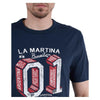 La Martina Blue Cotton T-Shirt.