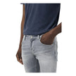 Dondup Elegant Grey Stretch Icon Jeans