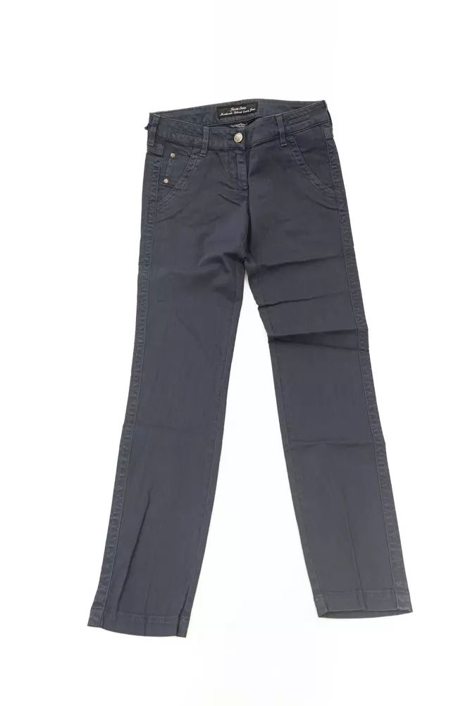 Jacob Cohen Schicke Slim-Fit-Jeans mit Ponyfell-Etikett