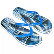 Just Cavalli Trendy Hellblaue Flip Flops für Herren