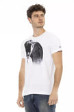 Trussardi Action – Elegantes weißes Kurzarm-T-Shirt für Herren