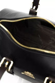 La Martina Elegante Umhängetasche aus schwarzem Leder