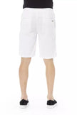 Baldinini Trend Elegante weiße Bermudashorts aus Baumwolle