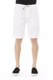 Baldinini Trend Elegante weiße Bermudashorts aus Baumwolle