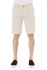 Baldinini Trend Beige Cotton Bermuda Shorts