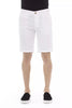 Baldinini Trend Elegante weiße Bermudashorts für Herren