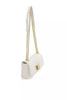 Baldinini Trend Chic White Leather Shoulder Flap Bag