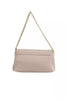 Baldinini Trend Chic Pink Leather Shoulder Bag with Golden Accents