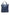 Baldinini Trend Elegant Blue Leather Shoulder Bag with Golden Accents