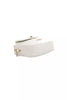 Baldinini Trend Elegant Golden-Detailed White Shoulder Bag
