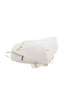 Baldinini Trend Chic White Backpack with Golden Accents