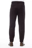 Alpha Studio Elegant Brown Wool-Blend Trousers