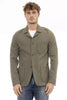 Distretto12 Elegant Green Fabric Jacket with Button Closure