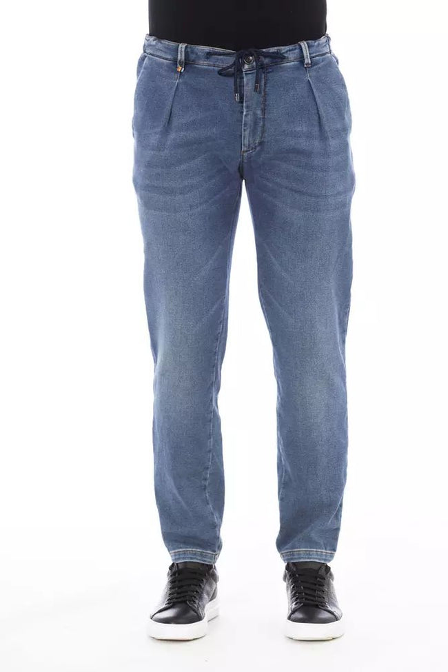 Distretto12 Elevated Blue Denim with Edgy Detailing