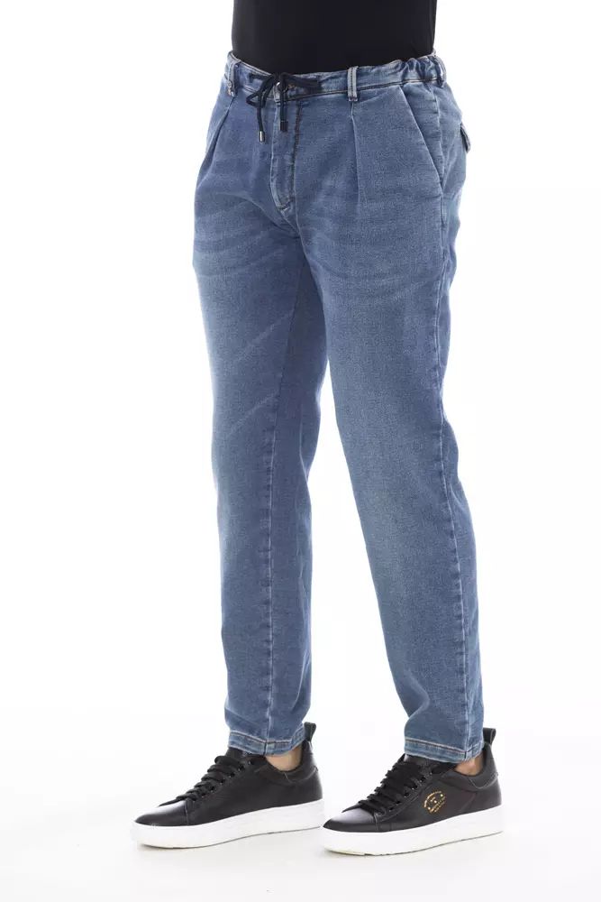 Distretto12 Elevated Blue Denim with Edgy Detailing