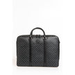 Trussardi – Elegante Aktentasche aus schwarzem Leder mit Schultergurt