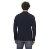 Distretto12 – Klassische Jacke aus Baumwollmischung in Blau