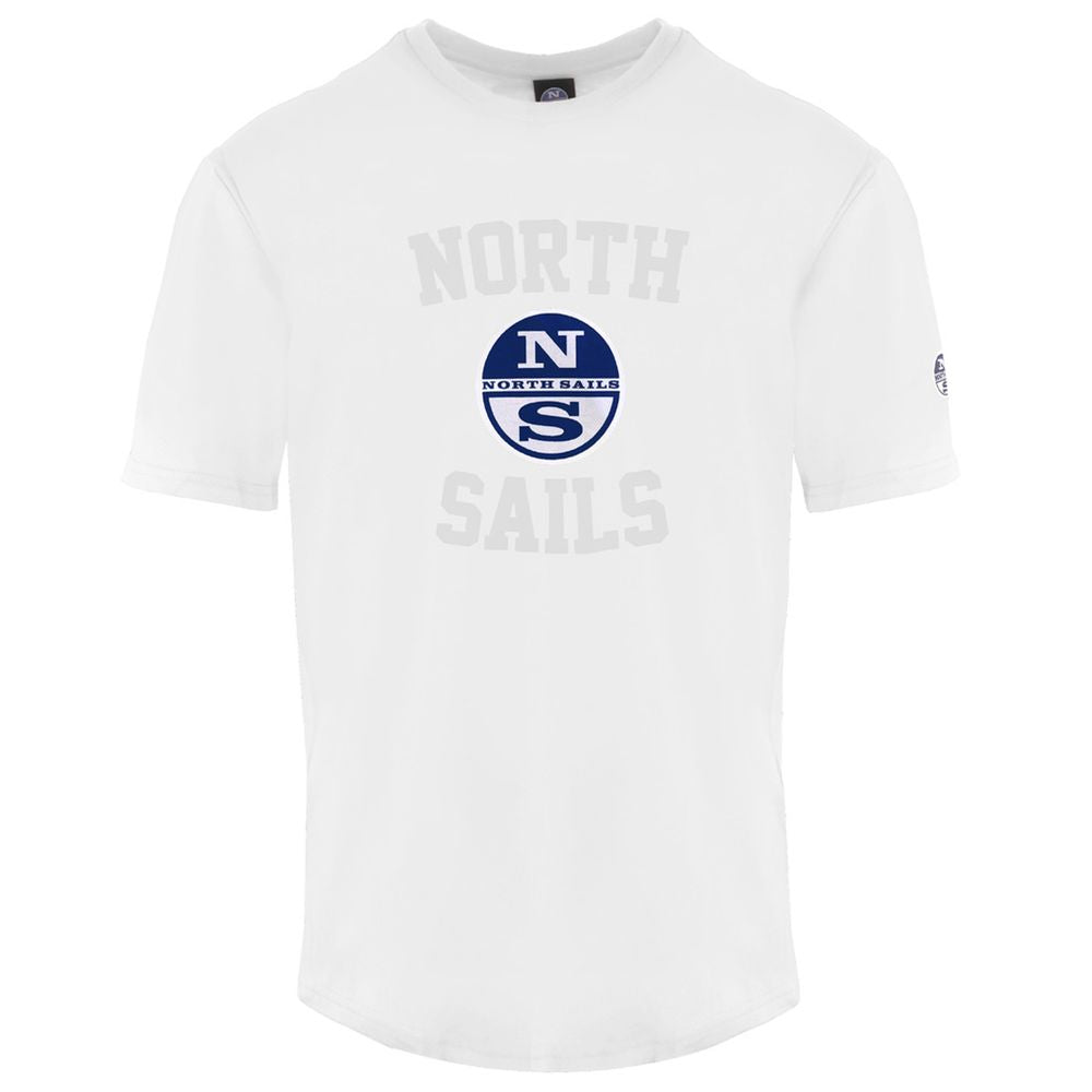 Camiseta de cuello redondo de color liso con estampado frontal de North Sails
