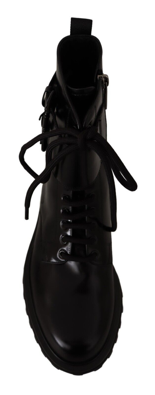 Dolce & Gabbana Elegantes botines de piel negros